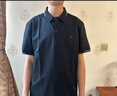 FILA 領(lǐng)航POLO|斐樂(lè)官方男裝針織短袖POLO衫2025夏季新款商務(wù)休閑上衣 傳奇藍(lán)-NV L 175/96A/L 曬單實(shí)拍圖