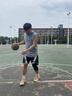 麥蒂WADE/韋德籃球真牛皮7號耐磨標準藍球 室外專業(yè)七小學生真牛皮球 吸汗防滑-超纖灰色翻毛-7號籃球 7號 曬單實拍圖