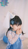 G.DUCKKIDS小黃鴨冰雪奇緣愛莎公主裙女童連衣裙夏季兒童艾莎裙子六一表演服 艾莎公主裙 110 尺碼4~5歲【100-110cm】 曬單實(shí)拍圖