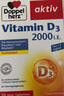 雙心（Doppel herz）維生素D3mini片50片/盒 2000IU維d3情緒免疫調(diào)節(jié)備孕哺乳期中老年 曬單實拍圖
