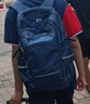 卡拉羊34L減負(fù)書包初中高中生大容量背包大學(xué)生旅行雙肩包CX5502藏青 曬單實拍圖