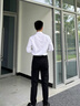nasawassup官方正品牌男士高端牛仔褲2025秋季新款修身小腳褲百搭輕奢侈男裝 高檔黑色【現(xiàn)貨速達】 常規(guī) 38 曬單實拍圖