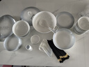 錦秋堂景德鎮(zhèn)陶瓷器 28頭套裝碗 整套骨瓷碗碟 套裝餐具 漸變灰喬遷禮物 6~10人用 |釉下彩洗碗機可用 60頭 曬單實拍圖
