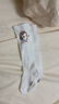 迪士尼兒童襪子夏季長(zhǎng)筒襪女孩棉高筒襪 DSP3485白+粉 14-16cm 曬單實(shí)拍圖