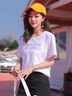 森馬（Semir）短袖T恤女中長款做舊oversize夏2025蝴蝶結(jié)破洞衣服109325100036 曬單實(shí)拍圖