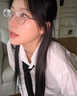 CARINNewJeans同款近視眼鏡框女可配度數(shù)男女款超輕商務(wù)風(fēng)鈦鏡框Edell Edell C3 玫瑰金 曬單實(shí)拍圖