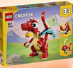 樂高（LEGO）積木拼裝玩具 創(chuàng)意三合一 31145紅色小飛龍 6歲+七夕情人節(jié)禮物 曬單實(shí)拍圖