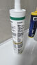 瓦克（WACKER）DA防霉玻璃膠廚衛(wèi)專用密封膠防水美容膠中性馬桶封邊硅膠白色1支  曬單實(shí)拍圖