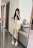 CHERY KALLY潮牌厚底板鞋女2025新款百搭真皮松糕鞋時(shí)尚高級(jí)休閑鞋女潮 冰綃白 38 (240mm) 曬單實(shí)拍圖