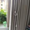 老廟999足銀環(huán)環(huán)相扣流蘇項鏈女純銀鎖骨鏈輕奢小眾2024新款 【999足銀】環(huán)環(huán)相扣流蘇項鏈一 曬單實拍圖