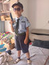 G.DUCKKIDS童裝男童春秋套裝兒童衣服男寶寶春裝警官服男孩cos交警警察衣服 警察服套裝【夏款】 110 尺碼4~5歲【100-110cm】 曬單實拍圖