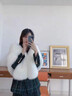 全毛款喜媽媽冬新娘狐貍毛披肩婚紗披風(fēng)禮服旗袍皮草斗篷白色女 白色全毛款（豪華版） 曬單實(shí)拍圖
