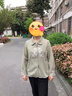 俞兆林媽媽裝中老年套裝女繡花長袖翻領(lǐng)新款春秋裝洋氣質(zhì)毛呢奶奶裝衣服 淺灰色 XL  【建議100斤以內(nèi)】 曬單實(shí)拍圖