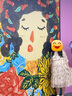 香影（xiangying）碎花連衣裙女2025年夏季新款系帶木耳邊仙氣海邊飄逸寬松裙子 米色 L 曬單實(shí)拍圖