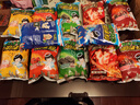旺旺【任選12件59元】仙貝/雪餅/旺仔牛奶膨化米果休閑零食湊單自選 浪味仙番茄味70g 曬單實(shí)拍圖