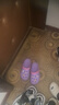 Skechers斯凱奇兒童夏季一腳蹬洞洞鞋女童時尚沙灘鞋疏水透氣涼鞋308104L 曬單實拍圖