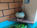 元禾厚望魚缸瀑布造景流水景觀循環(huán)流水陶罐戶外庭院魚池水缸造景擺件全套 窯變特大號瀑布罐-建議12W水泵 曬單實拍圖