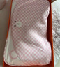 良良嬰兒枕頭寶寶0-1-3歲定型枕新生兒童護(hù)型枕粉格1.0版本(單枕套) 曬單實(shí)拍圖