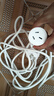 得力（deli）5米16A 3孔3插電源線插座 接線板插排 電動車充電/空調(diào)插頭延長線大功率拖線板18346(5) 曬單實(shí)拍圖