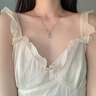 SGE鉑金項(xiàng)鏈女海藍(lán)寶水滴吊墜女藍(lán)色寶石鎖骨鏈情人節(jié)禮物送女友 鉑金海藍(lán)寶水滴項(xiàng)鏈+品牌禮盒 曬單實(shí)拍圖