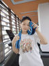 卡爾美（KELME）冷感運(yùn)動(dòng)毛巾吸汗速干健身羽毛球跑步游泳面巾男女涼感降溫擦汗巾 曬單實(shí)拍圖