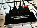 優(yōu)聯(lián) 8K HDMI2.1分配器一進(jìn)二出四出分屏器 1進(jìn)2/4出同屏器雙屏同顯高清4K 筆記本電腦主機共享顯示器 【8K60Hz】HDMI2.1 1進(jìn)2出分配器 曬單實(shí)拍圖