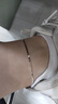 KASIYUS925銀腳鏈女新款潮足鏈夏季腳踝鏈送老婆女友三八婦女節(jié)女神禮物 925銀腳鏈+證書+禮盒 曬單實(shí)拍圖
