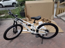 福特山地車(chē)MQ300速降軟尾山地車(chē)自行車(chē)成人男款青少年學(xué)生自行車(chē) MQ300皎月白 27速 26英寸【M碼】 曬單實(shí)拍圖