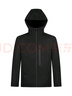 柒牌【拒水羽絨】連帽羽絨服男一衣三穿可脫卸內(nèi)膽保暖沖鋒衣外套 黑色 M 曬單實拍圖