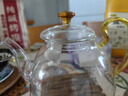 一品工坊耐高溫可明火玻璃茶壺大號燒水壺煮茶壺電陶爐泡茶壺玻璃茶具套裝 HC-08壺 1350ml 曬單實(shí)拍圖