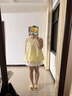 IEF/愛(ài)依服女裝套裝2025夏季新款法式甜美減齡少女風(fēng)百搭上下套裙 淡黃 L 曬單實(shí)拍圖
