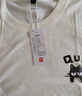 名創(chuàng)優(yōu)品（MINISO）短袖男純棉休閑寬松夏季圓領(lǐng)百搭青少年潮流半袖t恤 淺米 XL 曬單實(shí)拍圖