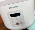 天際（TONZE）電飯煲 家用多功能電飯煲1-3人 微壓智能預(yù)約電飯鍋 迷你小型陶瓷內(nèi)膽電飯煲 奶油白【 1.6L 】丨陶瓷內(nèi)膽飯煲 曬單實(shí)拍圖
