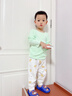 麥潮尚莫代爾上衣嬰幼兒超輕薄寶寶T恤女寶打底衣男寶秋衣無痕無骨春秋 白色 只要1件上衣 66 建議身高59-66cm 曬單實拍圖