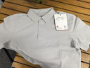 巍德（VAUDE）戶外POLO衫短袖舒適吸濕排汗騎行通勤休閑時(shí)尚T恤男透氣上衣 米灰 S 曬單實(shí)拍圖