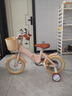 鳳凰（Phoenix）兒童自行車(chē)3-4-6-10歲寶寶腳踏車(chē)男孩女孩童車(chē)折疊單車(chē) 仰望櫻花粉+輻條輪-運動(dòng)款 12寸（建議身高90-110cm） 曬單實(shí)拍圖