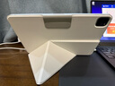 PITAKA可適用蘋果iPadPro保護(hù)套2022-18款iPadAir7/6/5雙面夾磁吸輕薄全包防彎防摔殼皮套支架11英寸白色 曬單實(shí)拍圖