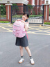 木允瑤小學(xué)生兒童書(shū)包三到六減負女童護脊一年級女孩女生大容量2025新款 【3D護脊背墊】小號粉色玲娜貝爾 (1-2年級) 【掛飾+徽章+卡片+手表】 曬單實(shí)拍圖