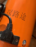探路途車載電加熱燒水壺熱水器 12V24V通用新能源EV汽車燒水 800mL容量 12/24V自動切換-800ml-橙色 曬單實拍圖
