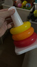 費(fèi)雪（Fisher-Price）疊疊樂彩虹套圈積木塔兒童寶寶套杯啟蒙早教益智玩具新年禮物 新彩虹套圈 曬單實(shí)拍圖