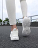 361°牛奶糖丨女鞋運動鞋女跑步鞋夏秋季新款網(wǎng)面鞋軟底健身學生跳繩鞋 羽毛白/西米色 38 曬單實拍圖