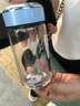 希諾單層玻璃杯女士學(xué)生高顏值泡茶杯子辦公室2025新款水杯生日禮物 9185淺藍(lán)色310ML短萌款 曬單實(shí)拍圖