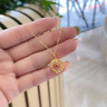 老鳳祥黃金項鏈女新款足金莫比烏斯環(huán)純金吊墜七夕情人節(jié)禮物送女友老婆 【今/次日達(dá)】足金項鏈約3.2g*賀卡*禮盒 曬單實拍圖