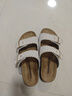 TOOMANYSHOES 【王玉雯同款】 小島度假夏季新款勃肯鞋女外穿厚底沙灘涼拖女鞋 米白 39 曬單實拍圖