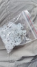 界末硅膠隔片 文玩 珍珠透明隱形橡膠墊片蜜蠟項(xiàng)鏈?zhǔn)执宙溗IY文 透明白色8毫米100片裝 曬單實(shí)拍圖