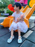 百麗童鞋女童公主鞋2025年秋季小女孩愛(ài)莎水晶鞋兒童單鞋寶寶鞋學(xué)步鞋 米色 27 腳長(zhǎng)16.3-17cm 曬單實(shí)拍圖