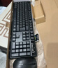 雙飛燕（A4TECH）WKM-1000 鍵鼠套裝有線 辦公臺(tái)式電腦筆記本外接鍵盤(pán)鼠標(biāo)套裝有線 黑色 曬單實(shí)拍圖