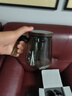 西多米茶杯玻璃泡茶杯男士家用加厚耐高溫茶水分離帶把手無(wú)鉛水辦公杯子 曬單實(shí)拍圖