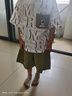 男童夏季套裝2025新款寶寶夏裝酷帥氣衣服潮兒童網(wǎng)紅炸街短袖童裝 TZ-7170太空字母短袖套裝-綠色 110 （建議身高105公分左右） 曬單實(shí)拍圖