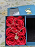 中國黃金（CHINA GOLD）足銀四葉草項鏈女吊墜鎖骨鏈時(shí)尚飾品七夕情人節禮物送女朋友老婆 【刻字代寫(xiě)賀卡】四葉草項鏈【贈雪花鏈-玫瑰禮盒】 曬單實(shí)拍圖